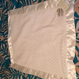 Nwt! My blankee dot velour cream stroller blanket